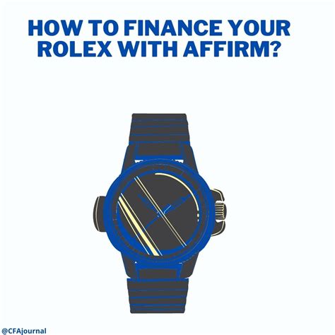 can you buy a rolex on credit|rolex affirm.